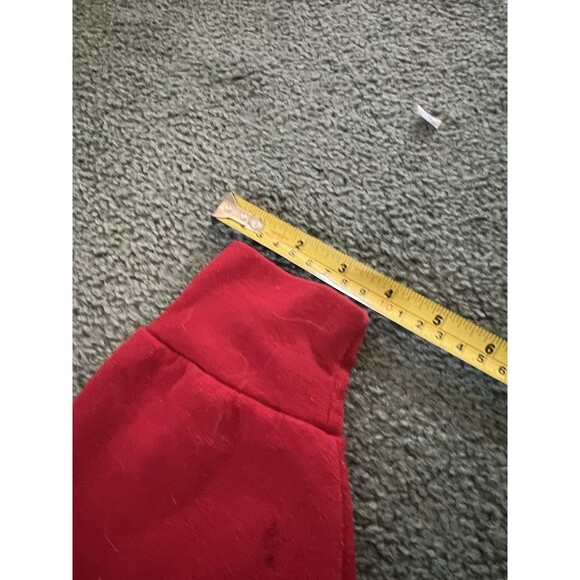 Jerzees Red Hoodie with White and Blue Design - Picture 7 of 14